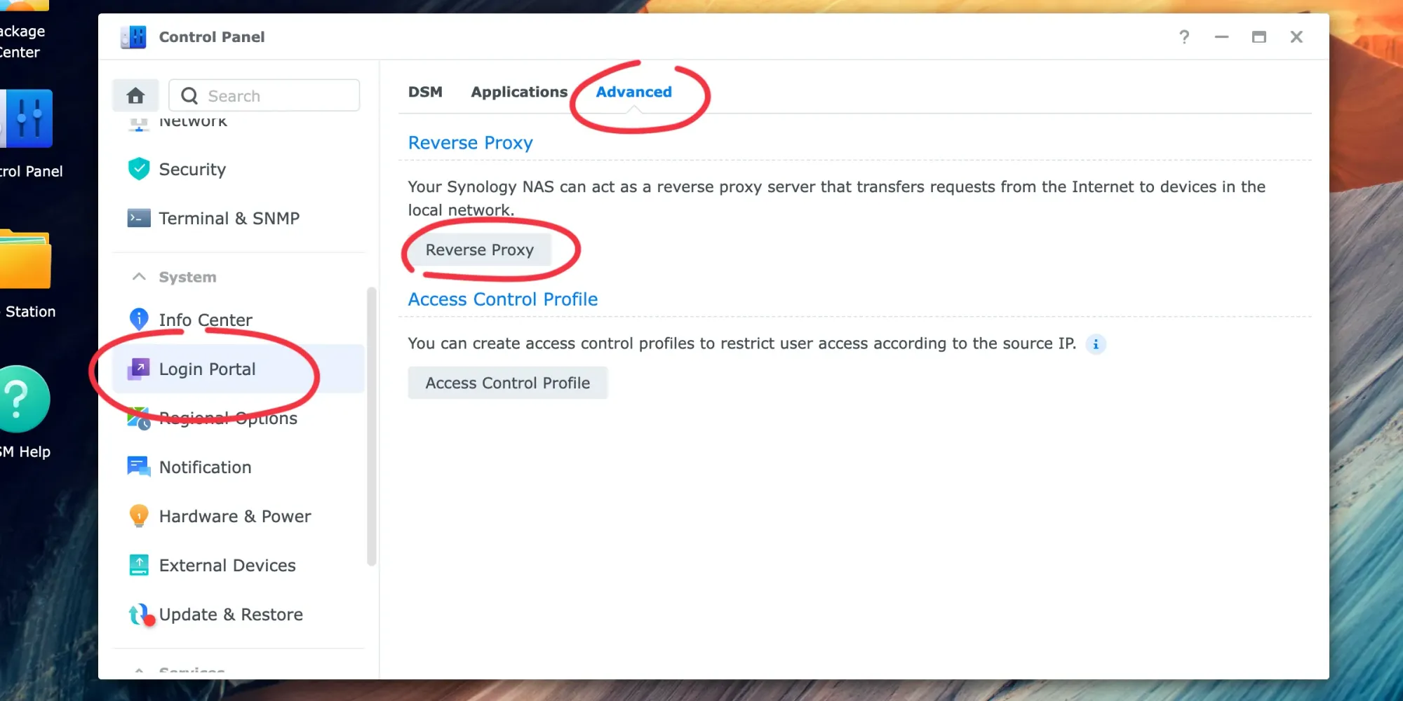 Synology NAS - Reverse Proxy