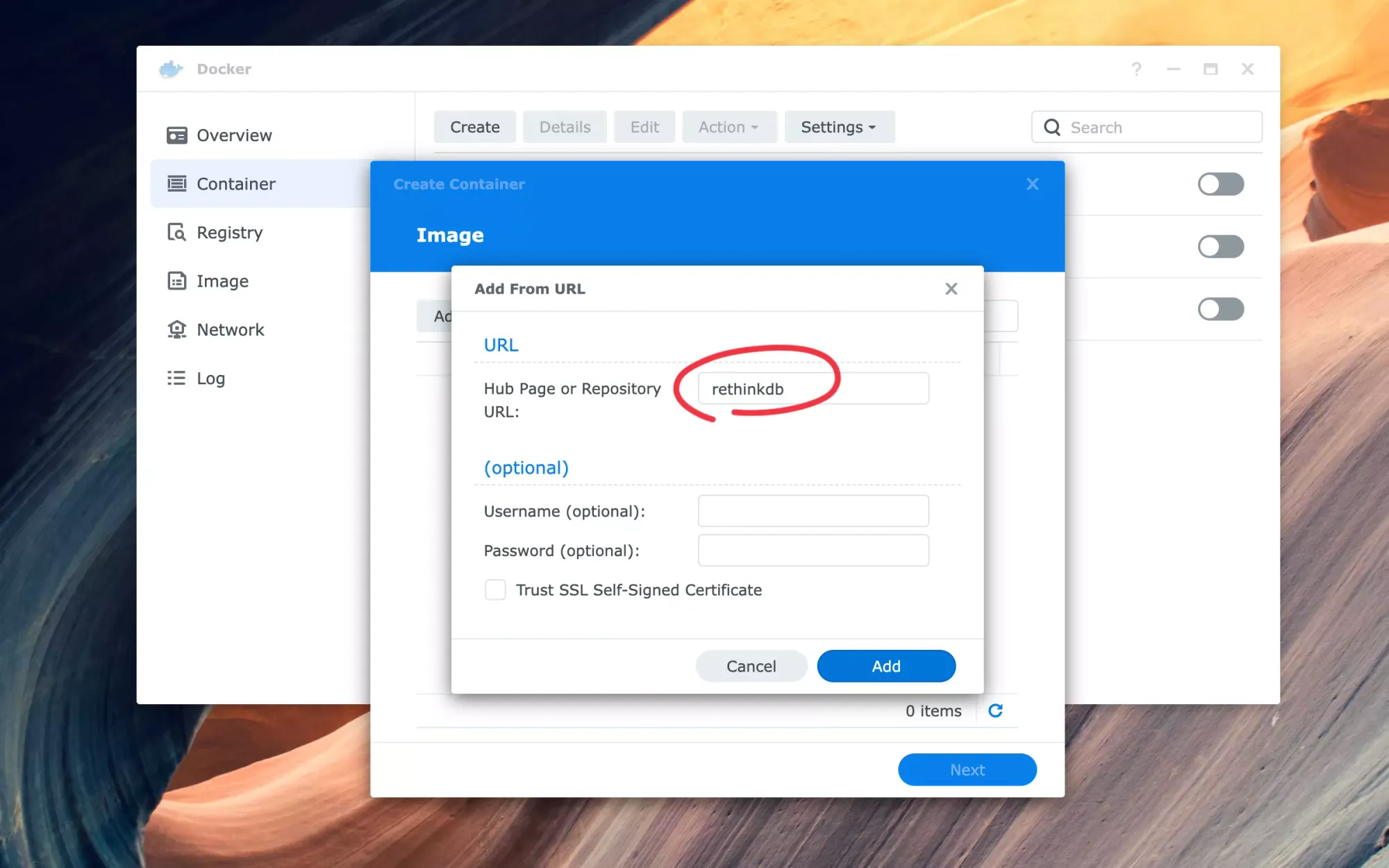 How to Install RethinkDB on your Synology NAS