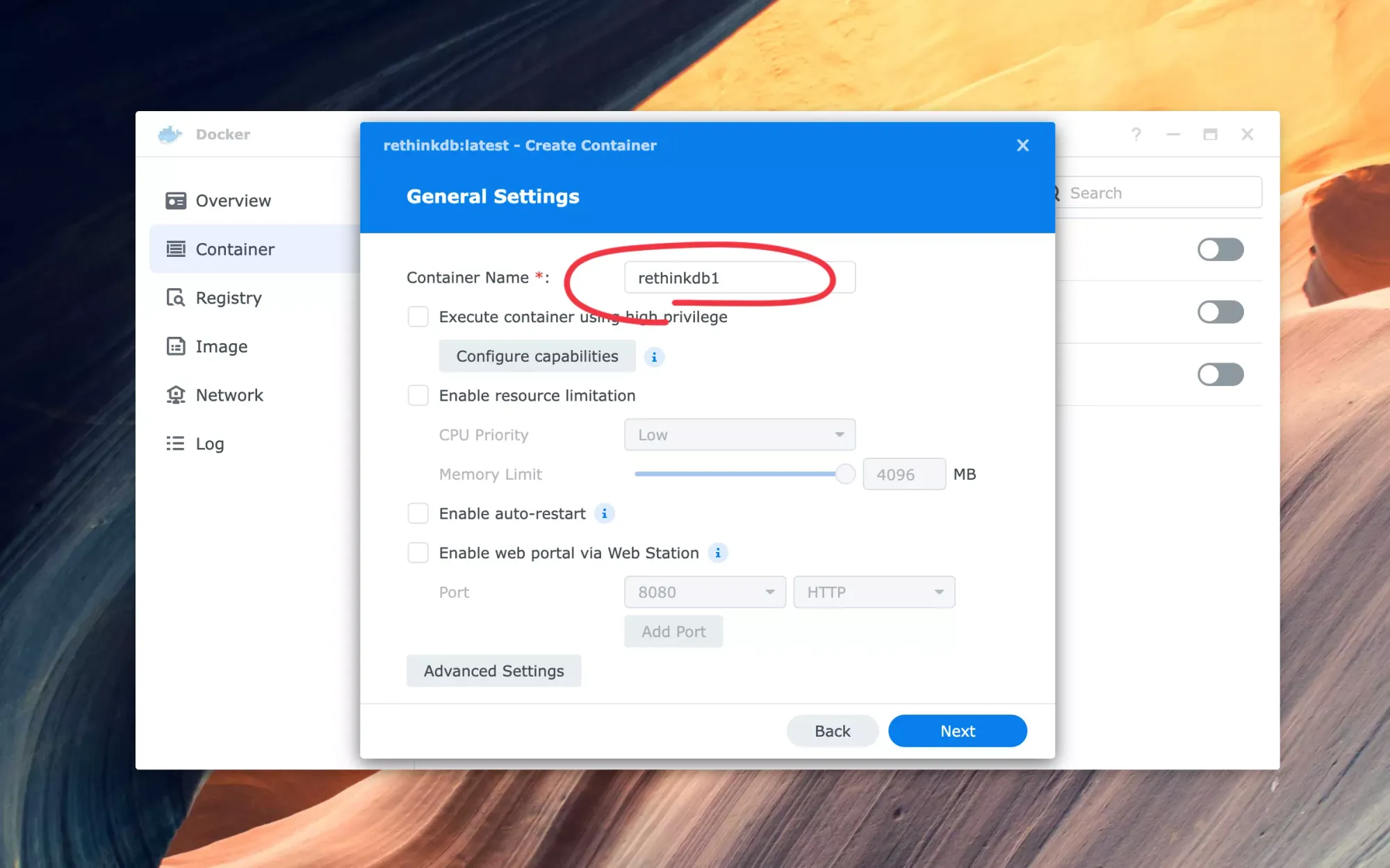 How to Install RethinkDB on your Synology NAS